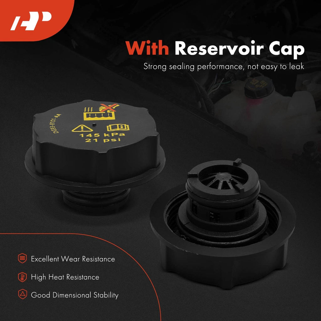 Radiator Coolant Reservoir with Cap for Ford Ranger (2019–2023)