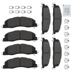 8pcs Brake Pads Set for Ram 1500 2500 3500 (2011–2018)