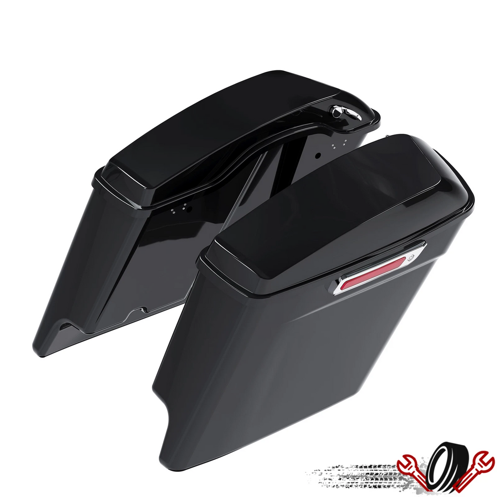 5" Stretched Extended Saddlebags for Harley Davidson Touring (2014–2024)