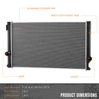 Aluminum Cooling Radiator DPI-13514 for Lexus NX200T NX300 (2015–2021)