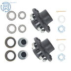 Set of 2 Trailer Hub Kits for 3500 lbs #84 Spindle (5 on 4.5")