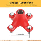 2 Rear Red Wheel Hubs for Honda TRX450R (2004–2009)