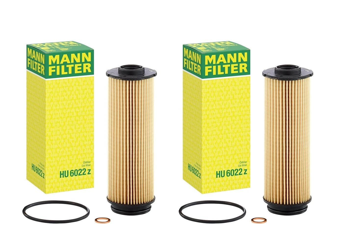 Set of 2 Engine Oil Filters for BMW E89 F22 F23 F30 F32 F33 F34 F36 G05 G07