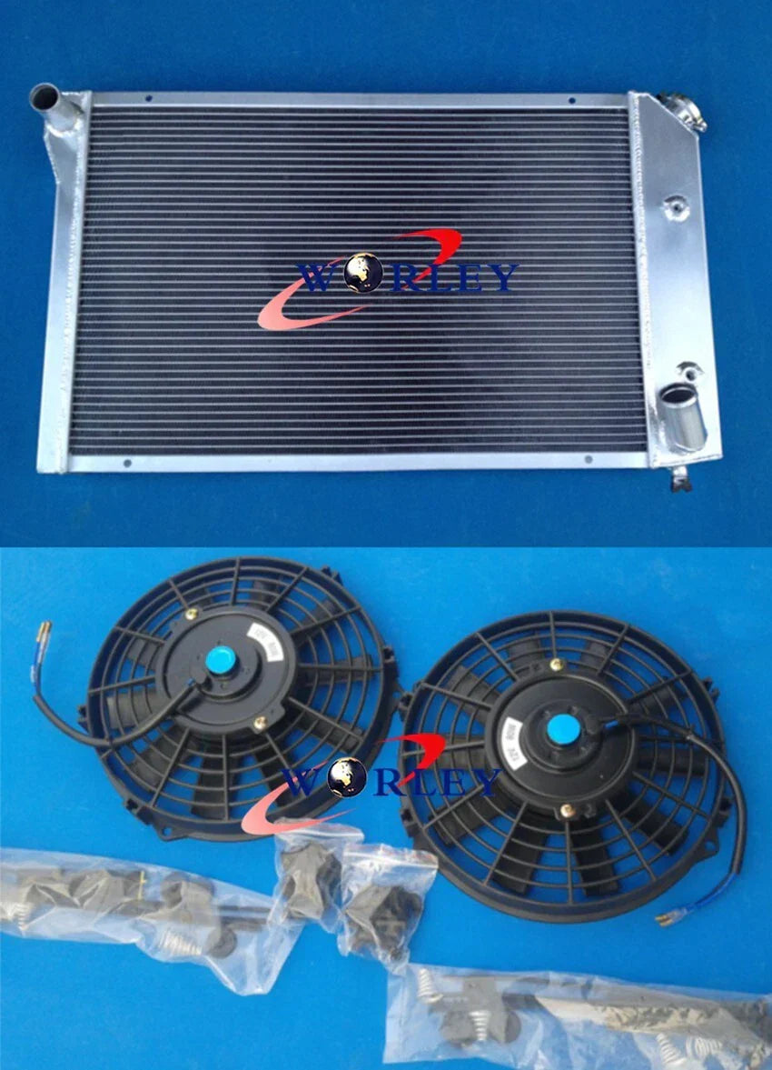 3Row Aluminum Radiator + Fans for 1977-1982 Chevrolet Corvette 5.0L 5.7L V8