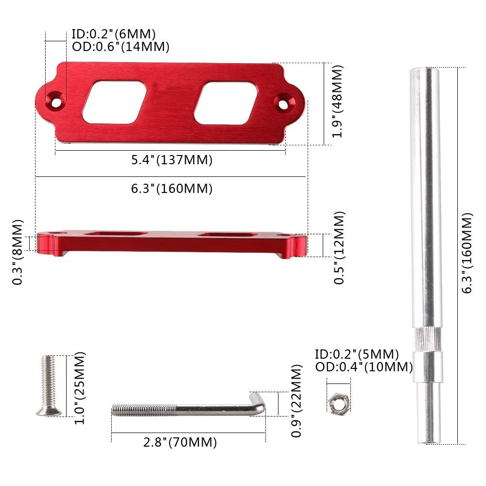 Battery Tie Down Kit for Honda Civic, Integra