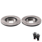Set of 2 Front Brake Rotors for Hyundai Elantra (2011–2020) Veloster (2012–2021)