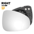 Heated Right Side Mirror Glass for Volkswagen Touareg (2010–2018)