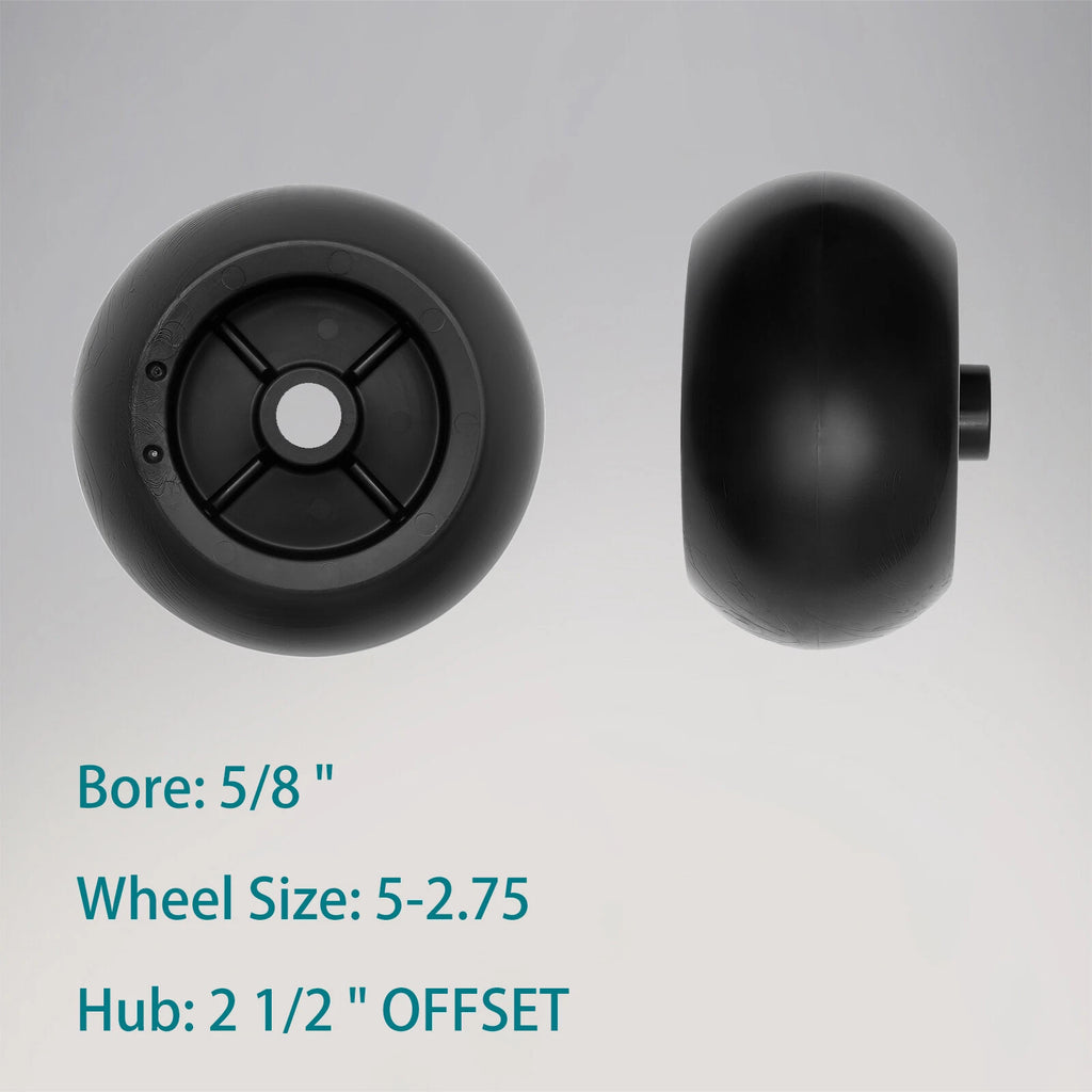 Set of 4 Mower Deck Wheels for Exmark Kubota (Fits Various Models)