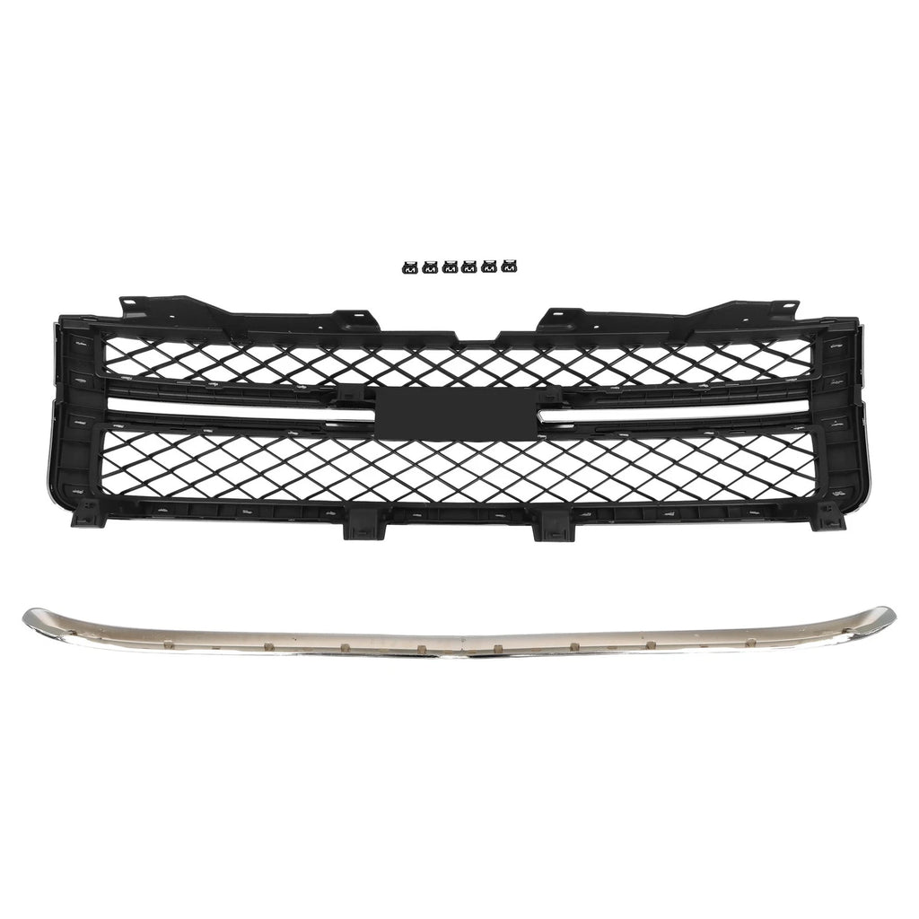 Front Grille and Hood Molding for Chevy Silverado 2500 HD 3500 HD (2011–2014)