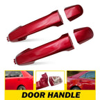 Outside Door Handle for Toyota Camry (2012–2017) Rear Left Driver Right Red