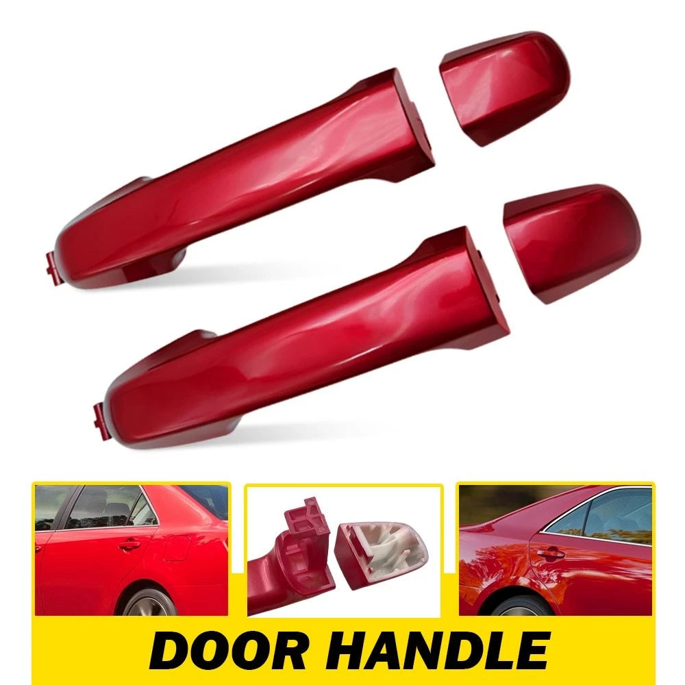 Outside Door Handle for Toyota Camry (2012–2017) Rear Left Driver Right Red