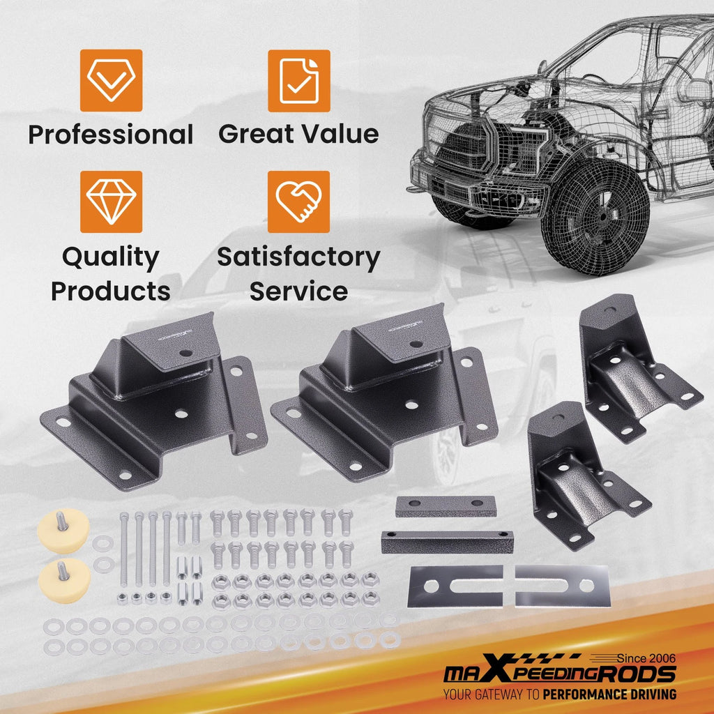 4" Rear Drop Hanger Kit for Ford Ranger/Mazda B-Series (1989–1997)