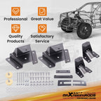 4" Rear Drop Hanger Kit for Ford Ranger/Mazda B-Series (1989–1997)