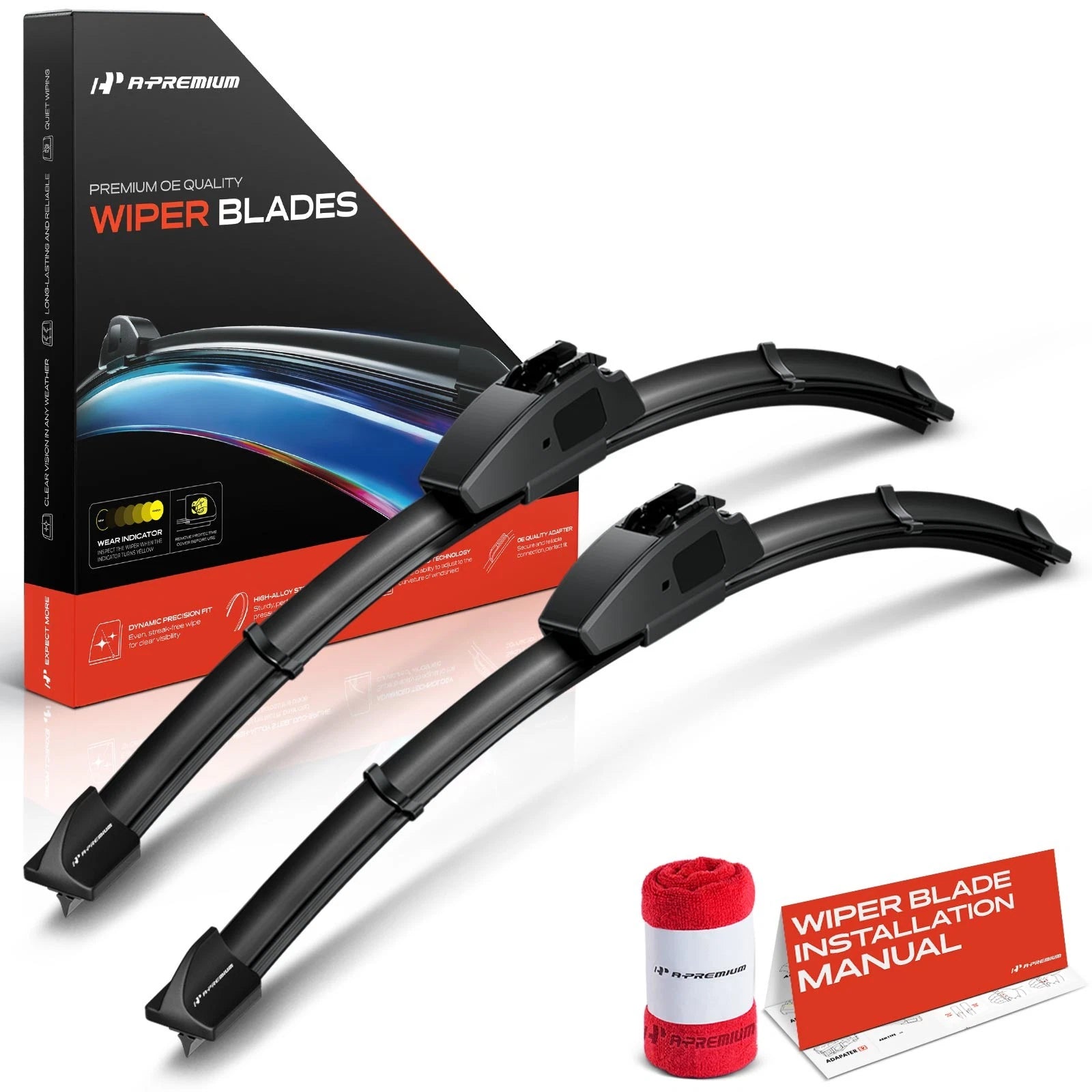 Set of 2 Windshield Wiper Blades for Ford Explorer Ranger 