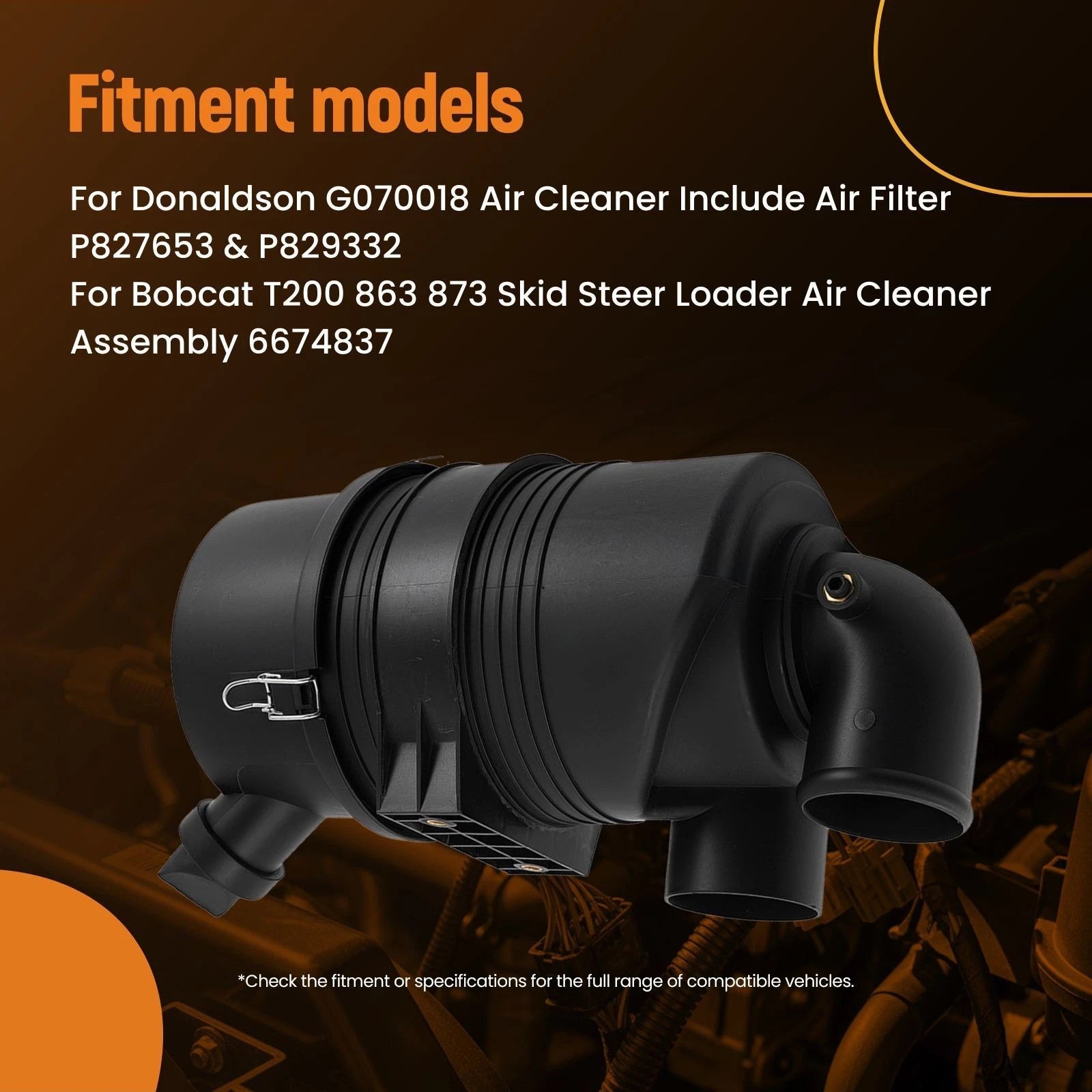 Heavy Duty Air Filter Kit for Bobcat T200