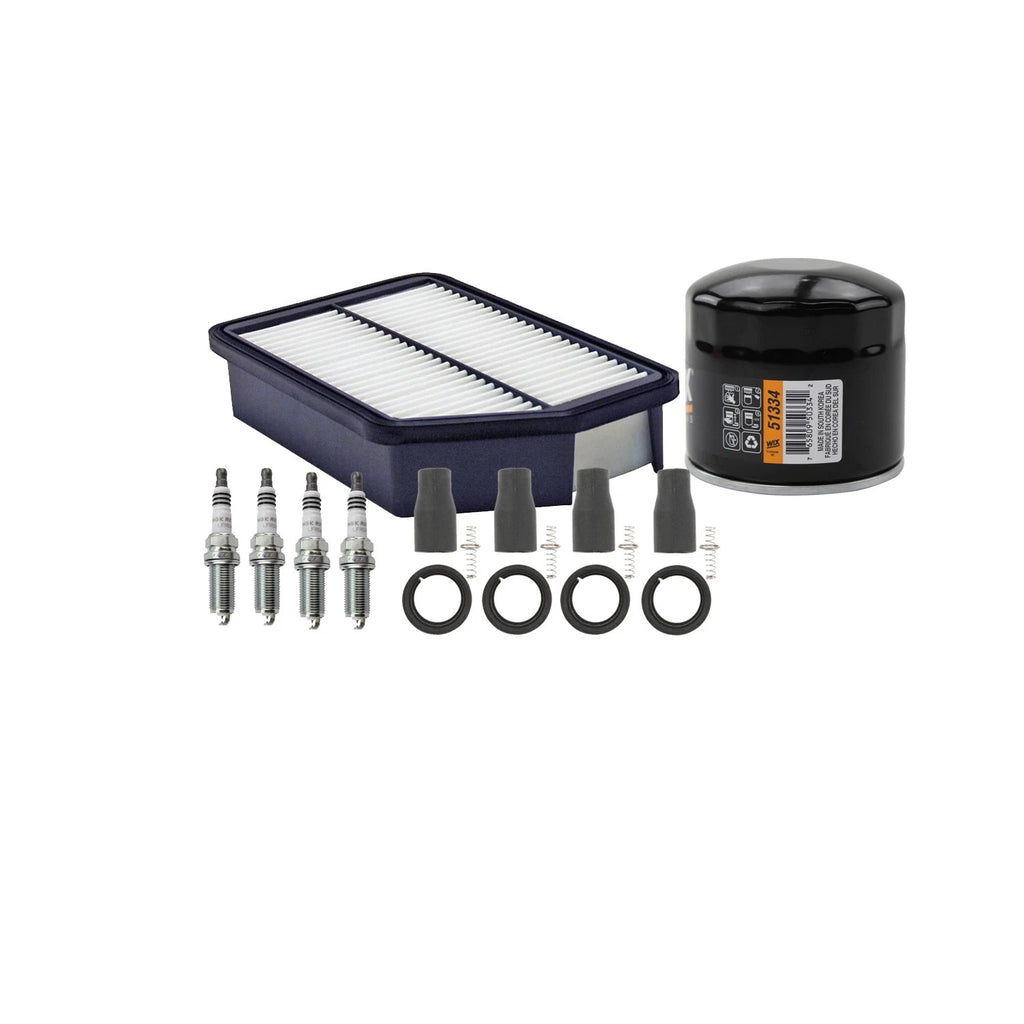 Tune Up Kit with 4 NGK Spark Plugs & Coil Boot for Tucson Sportage (2010–2016)