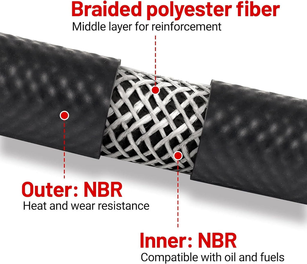 Fuel Hose Line for Universal Fitment (2015-2025)