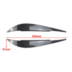 Carbon Fiber Front Headlight Eyebrow Trim for BMW 4 Series (2012-2020)