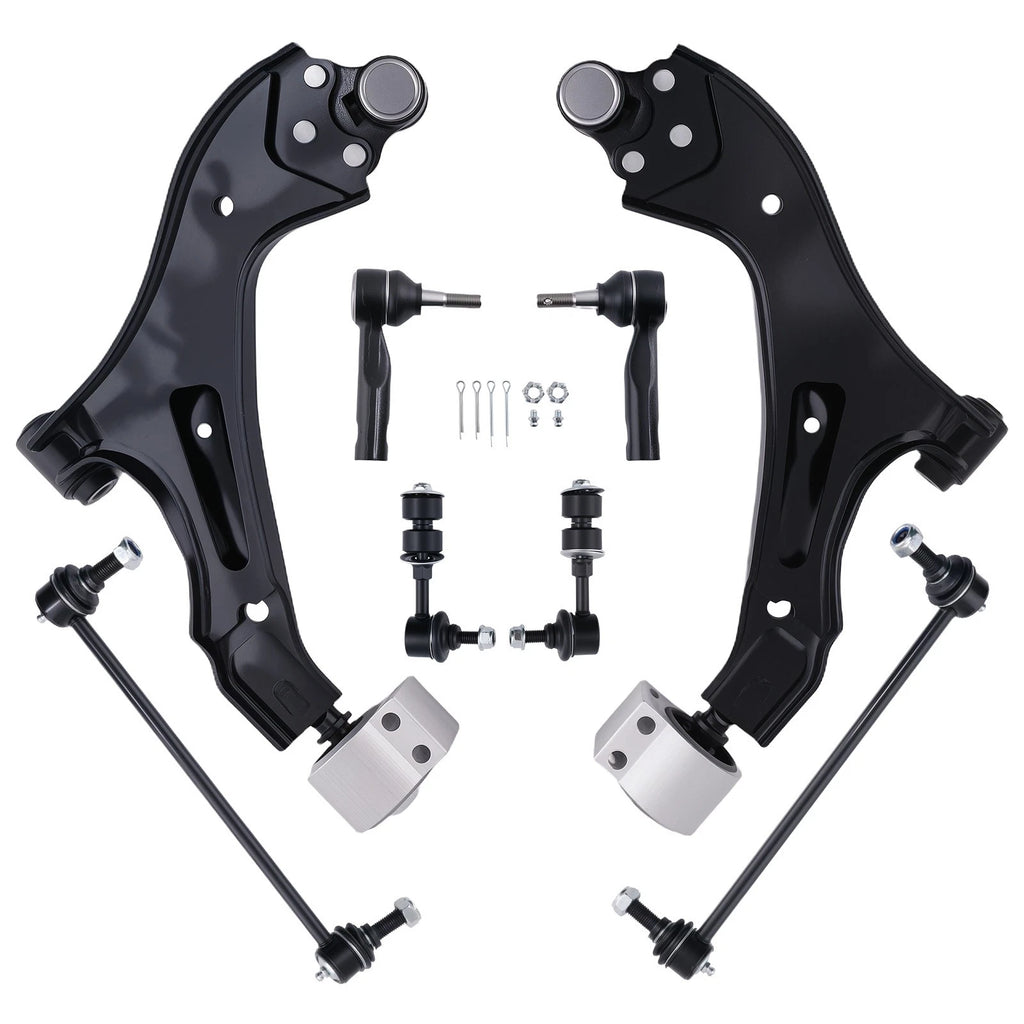 Front Lower Control Arms Sway Bars Tie Rods for Chevy Equinox Torrent (2005–2006)