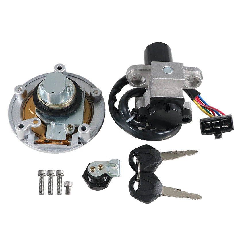 Ignition Key Switch Fuel Tank Cap Set for Ducati ST2 944 (1997–2002) / Monster 695 (2007–2008)