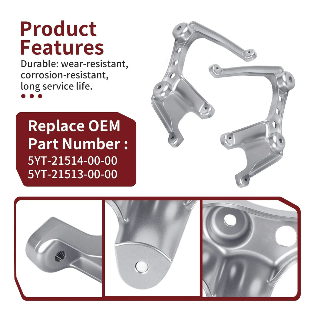 Set of 2 Front Fender Brackets for Yamaha Raptor 350 YFM350 (2004–2013)