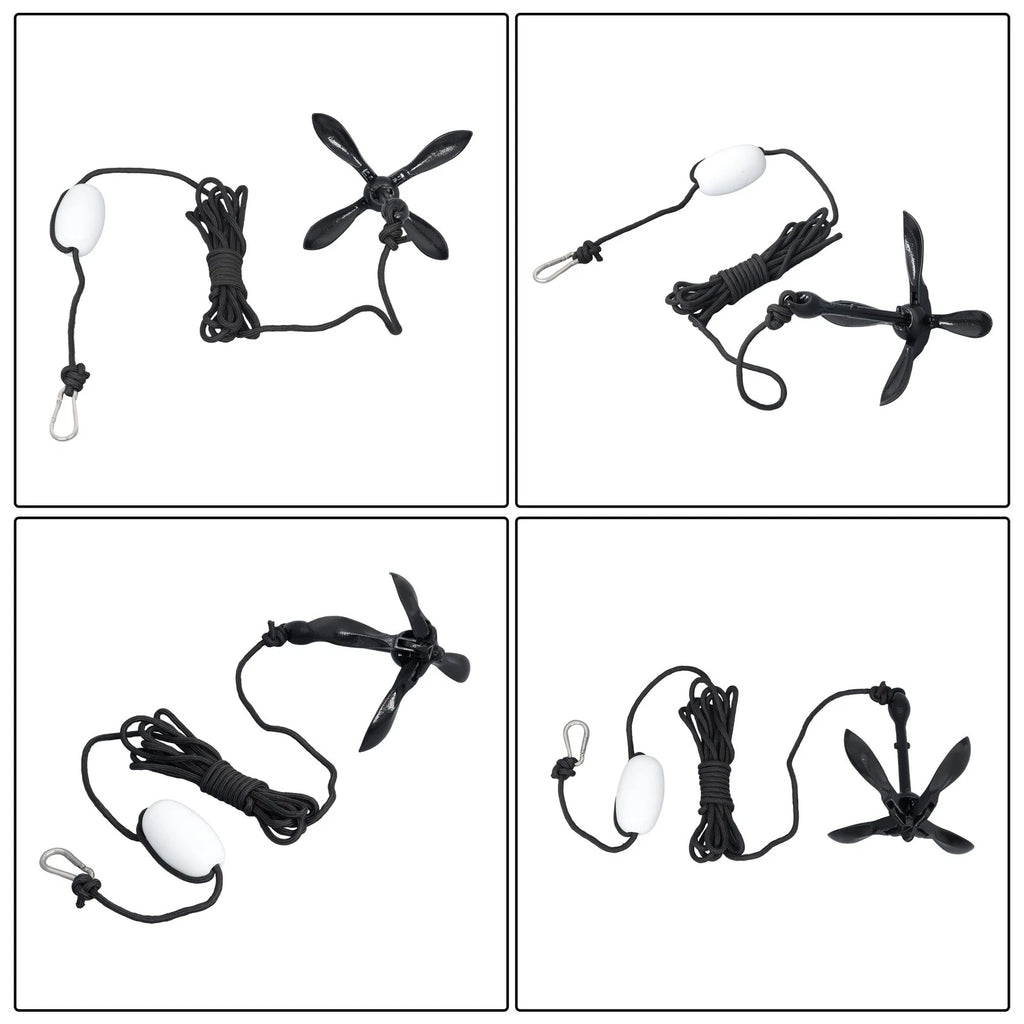 1 Pack Folding Kayak Anchor for Grapnel Boat (1.5KG)