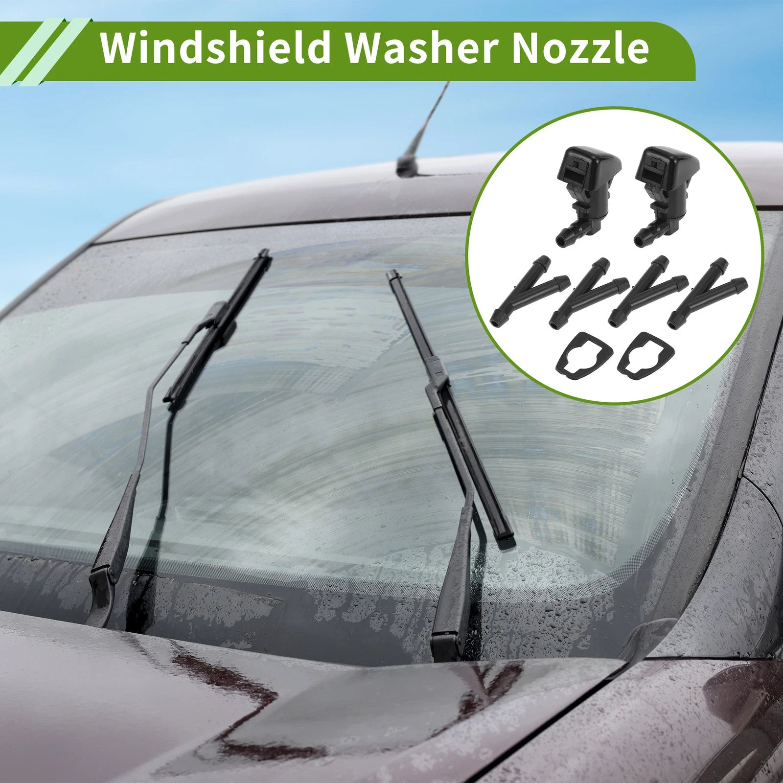 Windshield Washer Nozzle Set for Ford (No.BT4Z17603A)