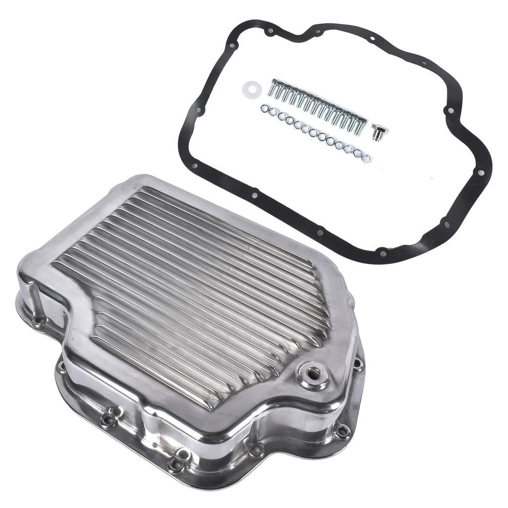 Finned Polished Transmission Oil Pan for GM Chevy TH400 (1965–1986)