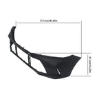 Front Bumper Cover for Toyota Camry XLE (2025) - Black Plastic