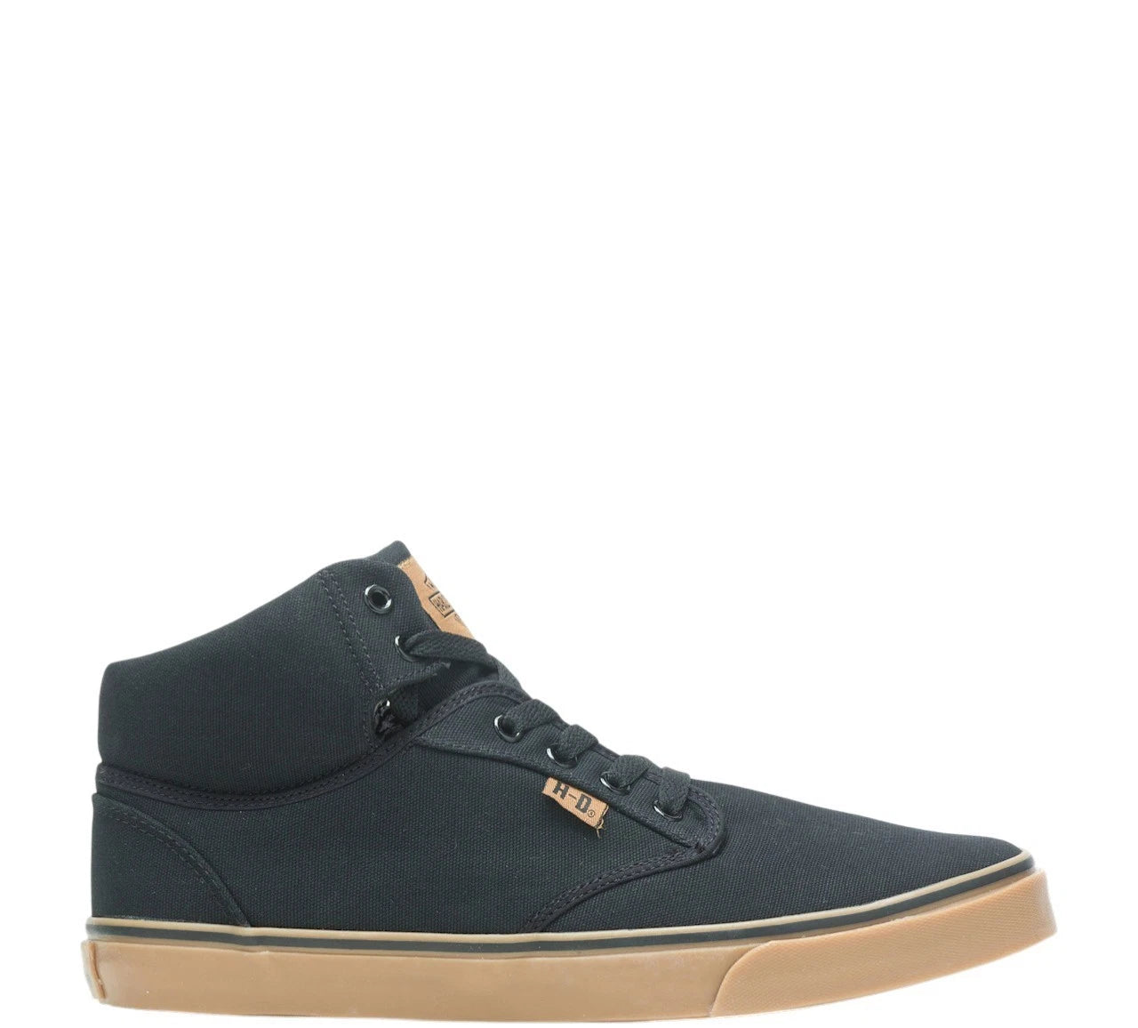 Wrenford Black Canvas Sneakers for Harley-Davidson (Size 13) D93544