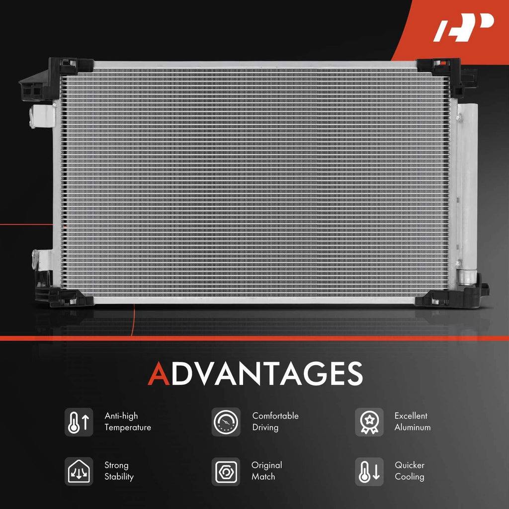 A/C Condenser with Bracket & Receiver Drier for Toyota C-HR (2018-2021)