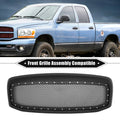 Front Grille Assembly with Rivet for Dodge Ram 3500 (2006–2009) Matte Black