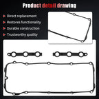 Valve Cover Gasket Set for BMW 325Ci 330Ci X3 X5 325xi 330i 525i (2002–2006)