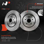 Front Disc Brake Rotor Pad Caliper Kit for Toyota Highlander Lexus (2015–2023)