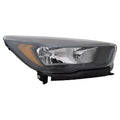 Replacement Passenger Side Halogen Headlight Assembly w/Dark Housing