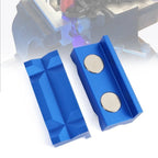 1 Pair Aluminum Vise Jaws for AN Fitting Adapter (101mm)