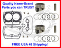 Top-End Rebuild Kit for Polaris Ranger 700 (2002–2009) Gaskets & Pistons Std Bore