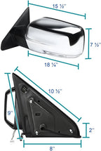 Power Folding Left Side Mirror Cover w/ Signal for Ram 1500 (2013–2019)