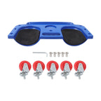 Rolling Knee Creeper Pads for Automotive Work with Tool Tray