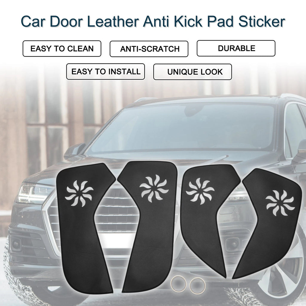 Set of 1 Car Door Leather Anti Kick Pad Sticker for Audi Q7 (2016–2024)