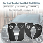 Set of 1 Car Door Leather Anti Kick Pad Sticker for Audi Q7 (2016–2024)