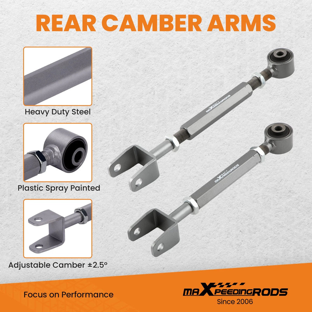 Adjustable Rear Upper Camber Kit +/- 2.5 for Dodge Journey Avenger (2008–2010)