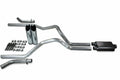 2.5" Dual Exhaust Kit for Ford F150 (2021–2025) - Corner Exit, Slash Tips