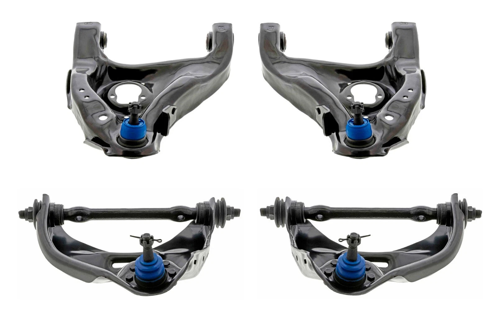 Set of 4 Control Arms Kit for Chevrolet GMC RWD (Mevotech)
