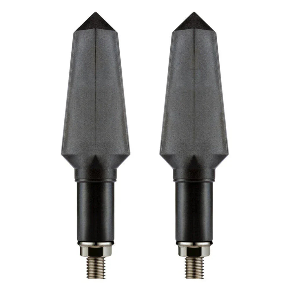 Amber LED Turn Signal Blinker Lights for Motorcycle Tail Brake Lamp