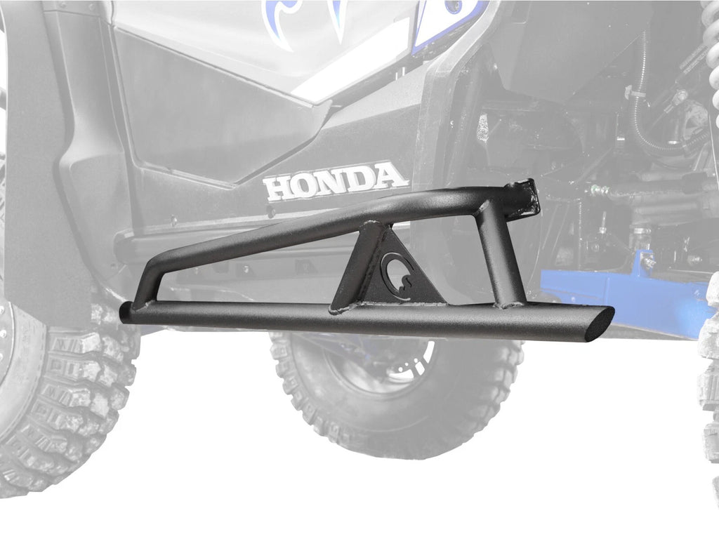 SuperATV Heavy Duty Nerf Bars for Honda Talon 1000X (2019–2023) - Wrinkle Black