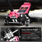 3-Ton Alloy Steel Hydraulic Floor Jack for Universal Use (6000 lbs Capacity)