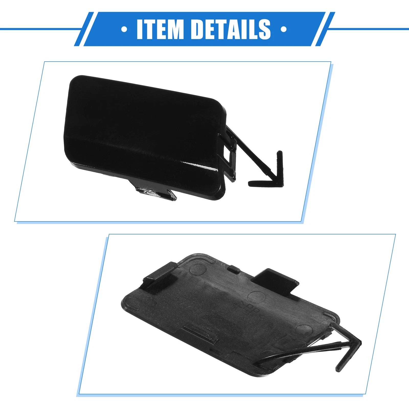 Front Right Bumper Tow Hook Cover for Subaru Forester (2009–2013) Black