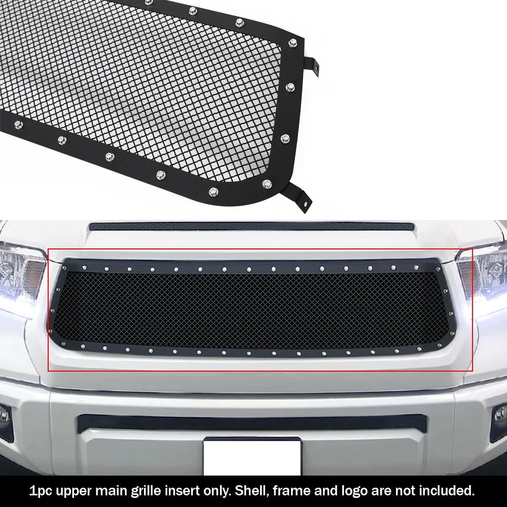 Stainless Black Mesh Grille Insert for Toyota Tundra (2014-2017)