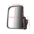 1 Pair Side Mirrors for Club Car, EZ-GO, Yamaha Golf Cart (Fits All Models)